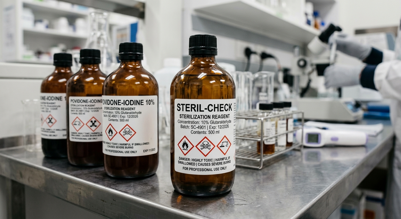 Kemisk sterilisering: Etyloxid och glutaraldehyd